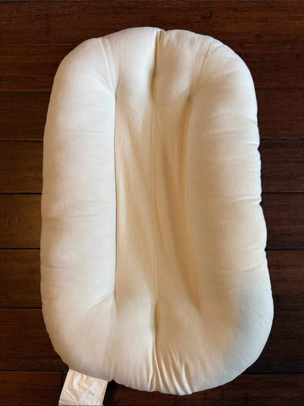 Snuggle Me Organic Neutral Ivory Infant Lounger - Picture 4 of 4